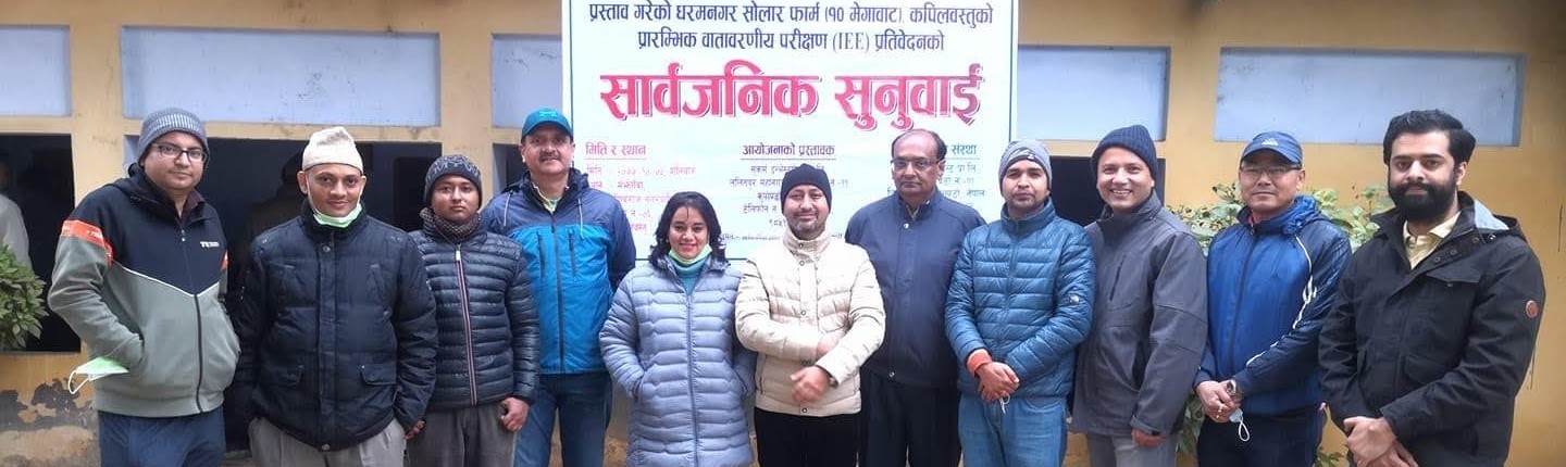 Field work at hydropower site